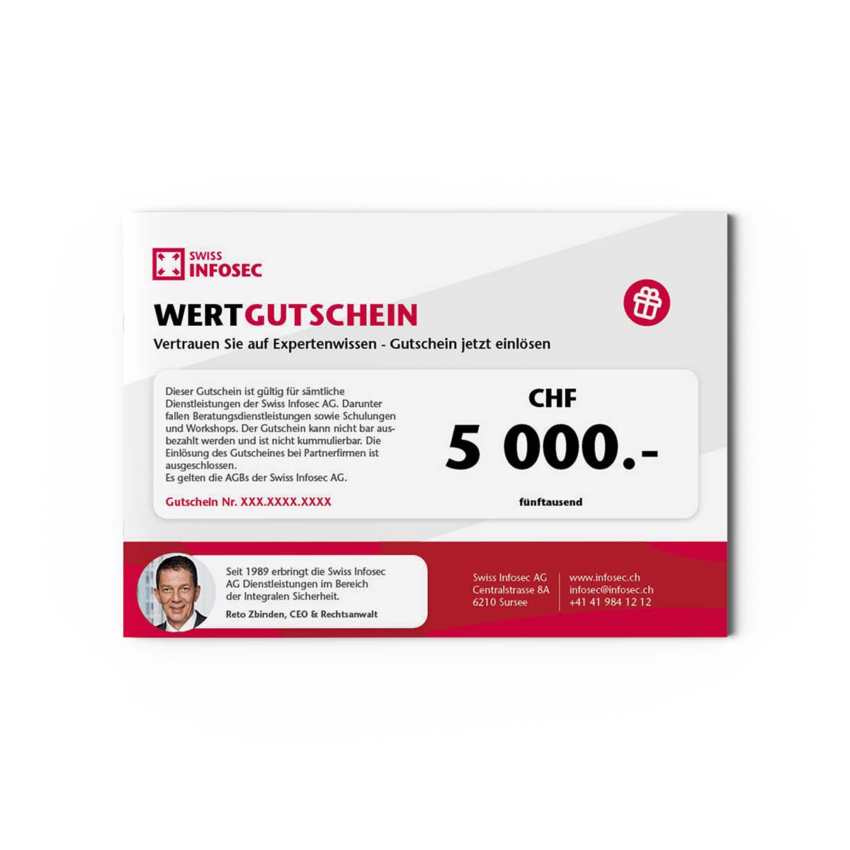 Wertgutschein CHF 5'000 .-